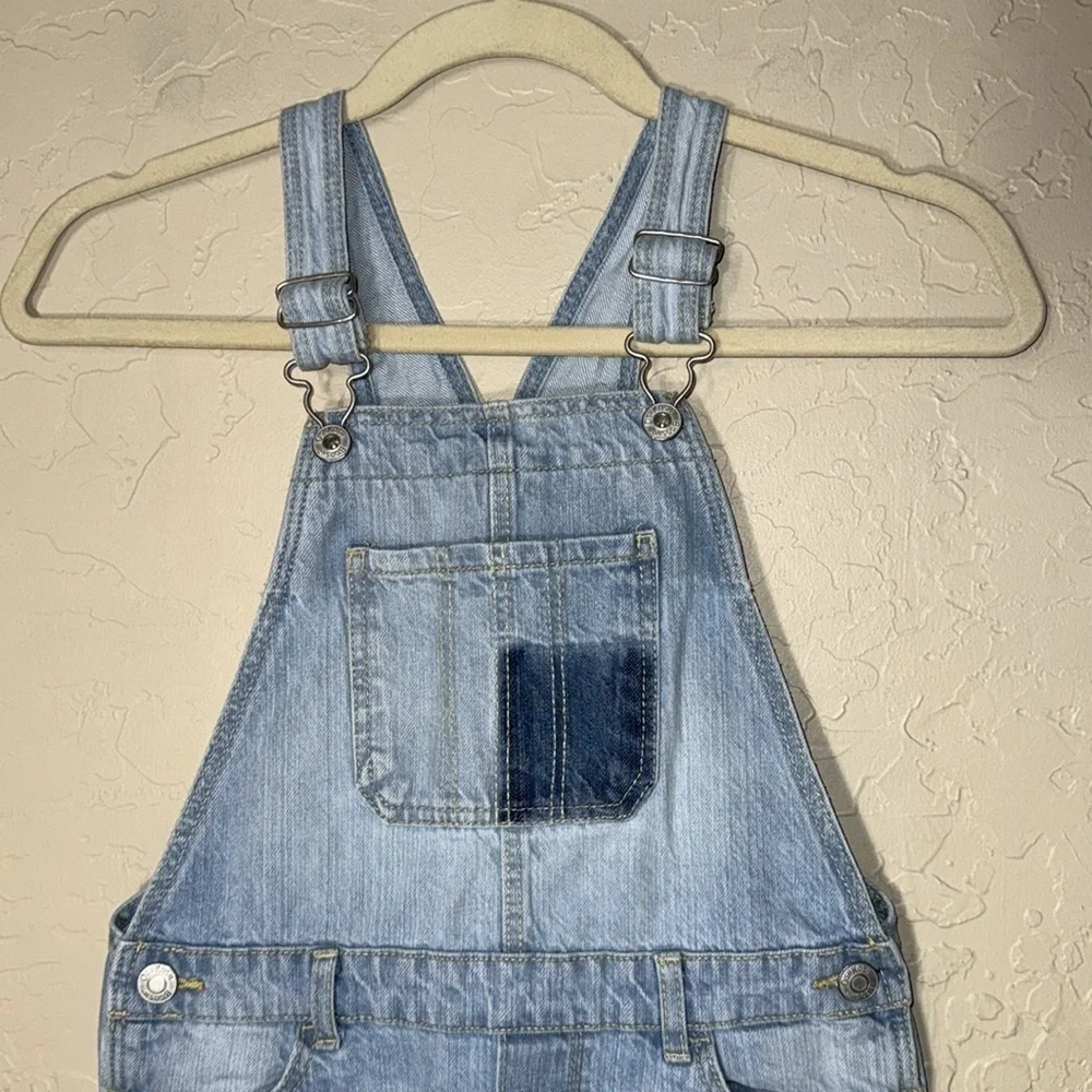 Oshkosh denim overalls dress girls size 8